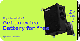 Soundboks 4 Portable Bluetooth Speaker & The Battery Soundboks 4 Portable Bluetooth Speaker & The Battery