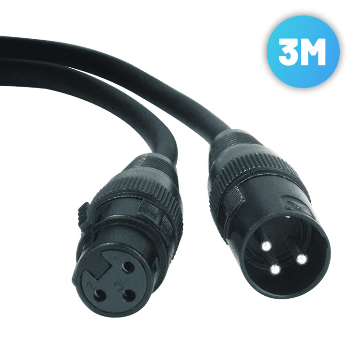 Accu Cable AC-DMX3/15 Câble 3-pin XLR mâle/3-pin XLR Femelle DMX 15 m 