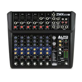 The DJ Shop | Alto Zephyr ZMX122FX 8-channel Compact Mixer with Fx