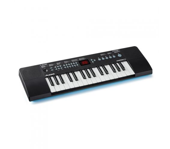 Alesis Harmony 32 Portable Keyboard with built-in speakers angle