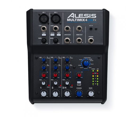 Alesis Multimix 4 USB Mixer With FX