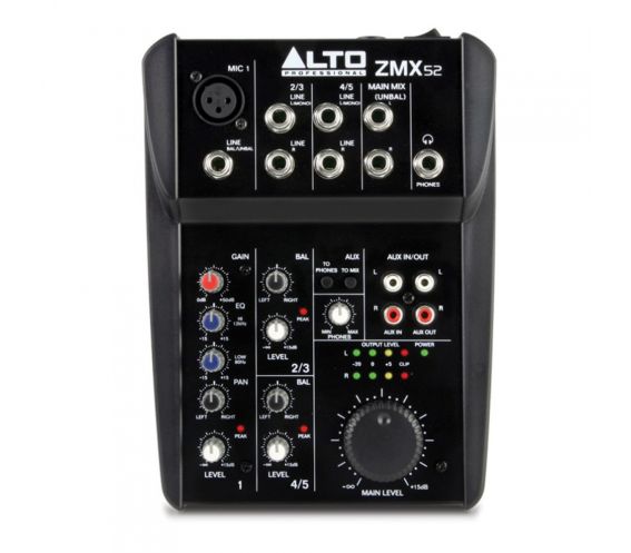 Alto ZMX52 Mixing Desk Top