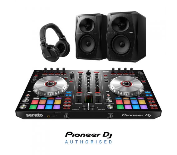 Pioneer DDJ-SR2, S-DJ50X & HDJ-X5 DJ Equipment Package 