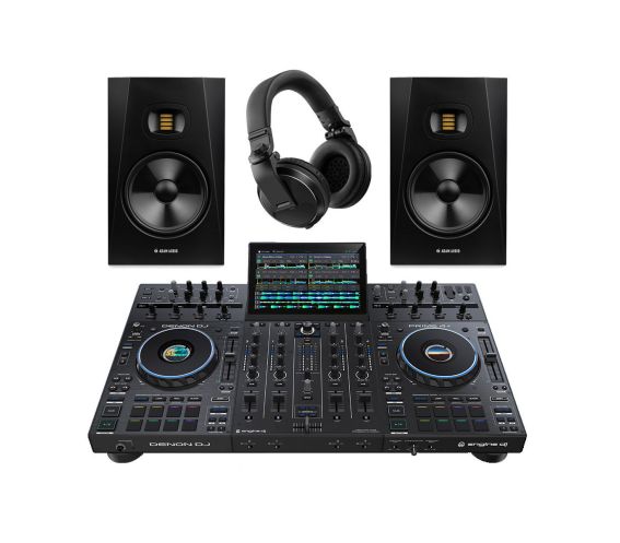 Denon DJ Prime 4+ T8V and HDJ-X5 Package Deal