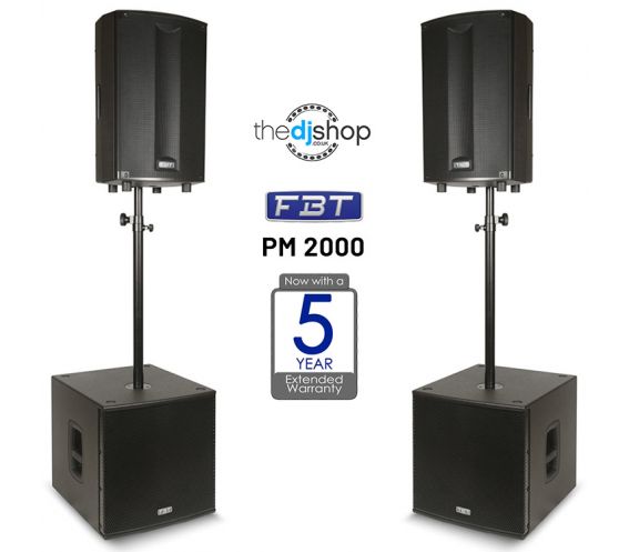 FBT ProMaxX PM 2000 Active PA System Package