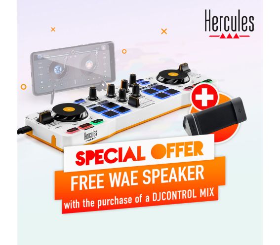 Hercules DJControl Mix for Smartphones and Tablets
