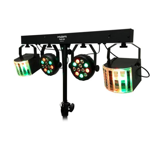 Kam KML407 Party Set - Inc lights, stand and carry bags