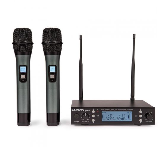 Kam KWM1940 Twin Channel Professional UHF Wireless Microphone System