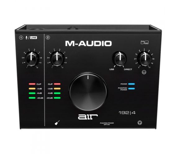 M-Audio 192|4 USB Audio Interface Top