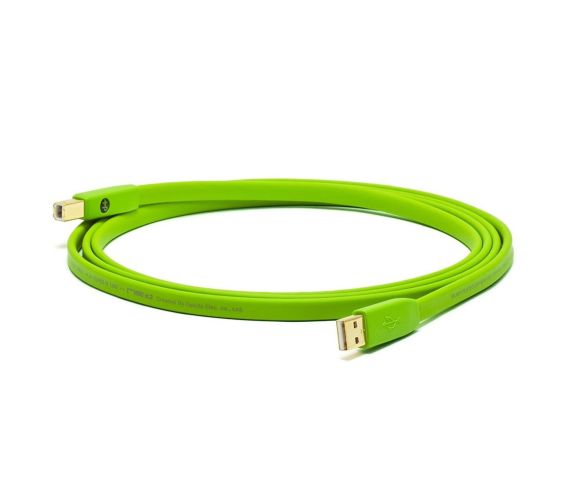 Neo Oyaide d+ USB Class B Cable Green 5M