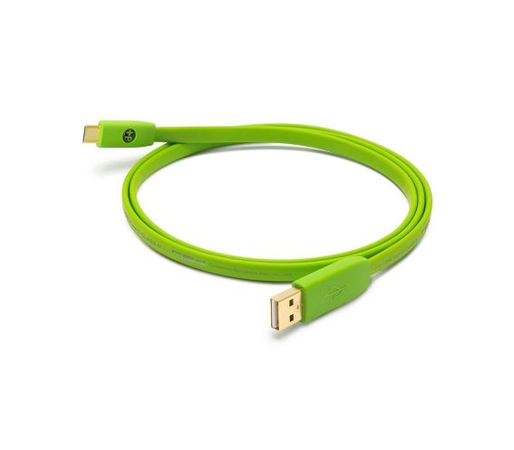 Neo Oyaide d+ USB-C to USB-A Class B 1M Green