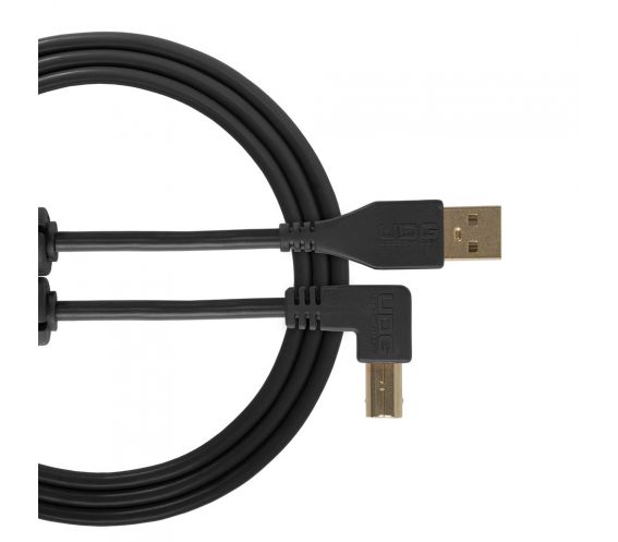 UDG Ultimate Audio Cable USB 2.0 A-B Angled Black