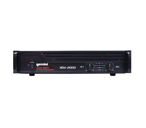 Gemini XGA-2000 Professional 2000w Powered Amplifier Front
