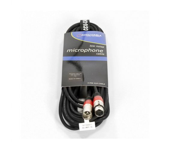 XLR-Male to XLR-Female Microphone Cable 10m 10 Metre