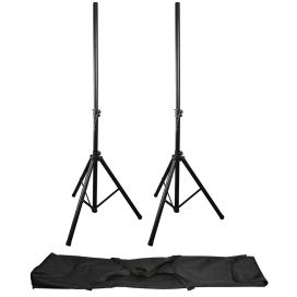 QTX Speaker Stand Kit with Carry Bag 