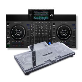 Denon DJ SC LIVE 4  & Protective Decksaver Bundle