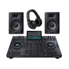 Denon DJ Prime 4+ BX8 and HDJ-X5 Package Deal