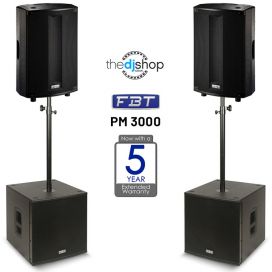 FBT ProMaxX PM 3000 Active PA System Package