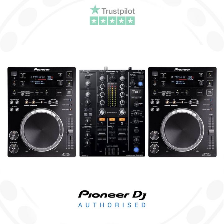 Pioneer CDJ and DJM DJ Equipment Package