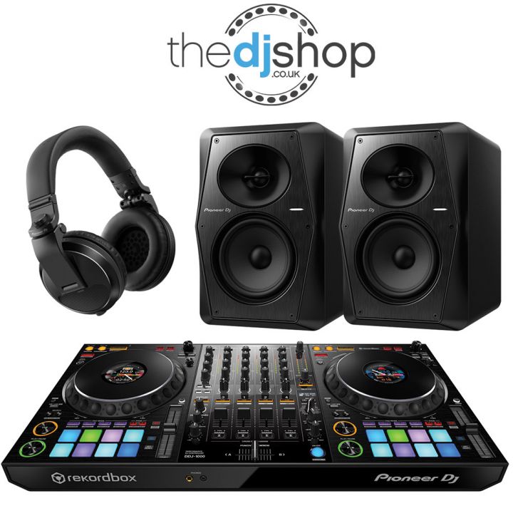 Pioneer DJ DDJ-1000, VM-50, and HDJ-X5 DJ Equipment Package