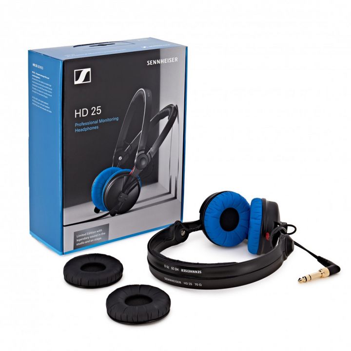 raíz Competir por ciento Sennheiser HD 25 Pro DJ Headphones Ltd Edition Blue