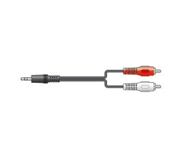 AV:Link 3.5mm Stereo Plug to 2 x RCA Plugs Leads