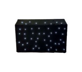 Ultimax DJSC-WHT-PROXL White LED Starcloth for DJBoothProXL