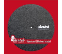 Dr Suzuki Skratch 12-inch DJ Turntable Slipmats