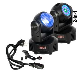 Ibiza Light MH-ASTRO-LASER-WASH DUAL DMX MOVING HEAD