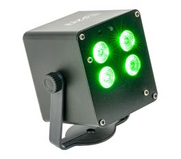 Ibiza Light TINYLED-RGB-WASH Battery-Powered 4 x 3W RGB Wash Effect main image
