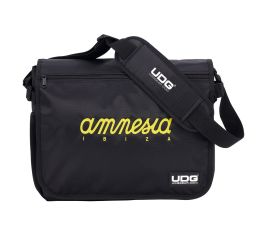 UDG Ultimate Courier Bag Black Amnesia Ibiza - front image showing the logo.
