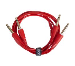 UDG U97004 2 x 1.4 inch Jack - 2 x 1.4 inch Jack 3m Cable Red