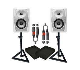 Pioneer VM-50 White Monitor Bundle 2