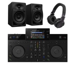 AlphaTheta XDJ-AN, DM-40 and HDJ-CUE1 Bundle - Main bundle image showing all 3 products.