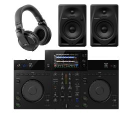 AlphaTheta XDJ-AN, DM-50D and HDJ-X5 Bundle Deal - main image showing all 3 products in the bundle
