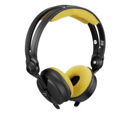 Introducing the Zomo Earpad Set in a vibrant yellow, meticulously crafted for Sennheiser Headphones HD25, HD25-13, HD25 SP, HMD25, HME25, and HMEC25.