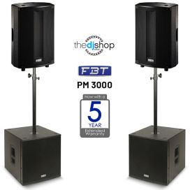 FBT ProMaxX PM 3000 Active PA System Package