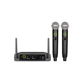 Q-Audio QWM-11 V2
Dual UHF Wireless Handheld Microphone System, Fixed Frequency