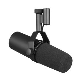 Shure SM7B Cardioid Dynamic Podcast Vocal Microphone - Angle