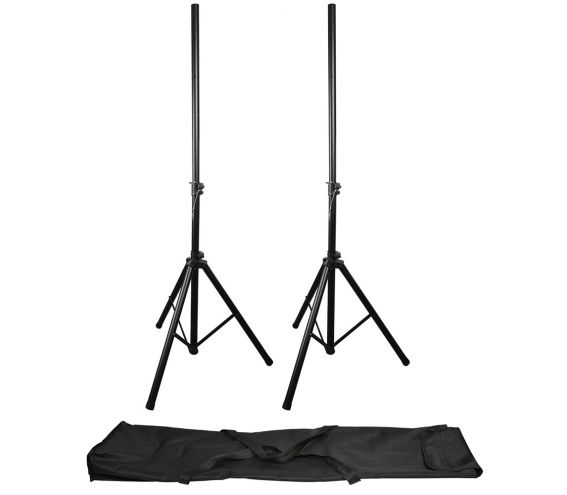 QTX Speaker Stand Kit with Carry Bag 