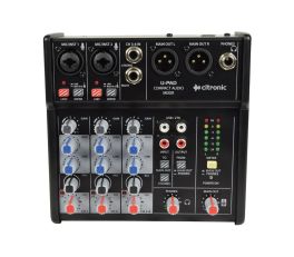 Citronic U-Pad Compact Audio Mixer with USB Interface FOR LIVE STREAMING