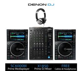 Denon DJ SC6000M Prime DJ Equipment Package Deal