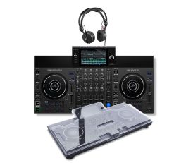 Denon DJ SC LIVE 4, Protective Decksaver & HP1100 Bundle