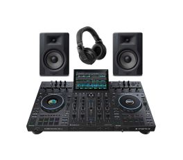 Denon DJ Prime 4+ BX5 and HDJ-X5 Package Deal