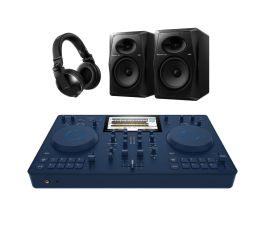 AlphaTheta OMNIS-DUO, HDJ-X10 and VM-80 DJ Controller Bundle