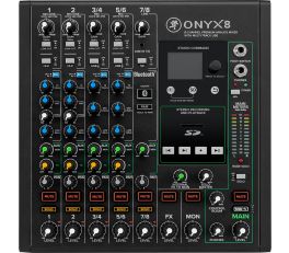 Mackie Onyx 8 Channel Analog Mixer Front Image