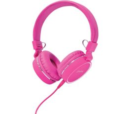 AV:Link PH10 Multimedia Headphones with In-line Microphone Pink