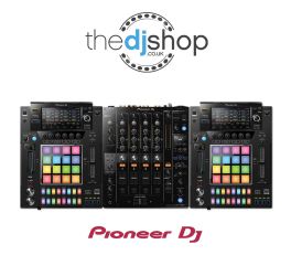 Pioneer DJS-1000 and DJM-750mk2 DJ Equipment Package Main Image Decks and Sampler