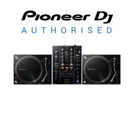Pioneer DJ PLX-500 and DJM-450 DJ Turntable Package