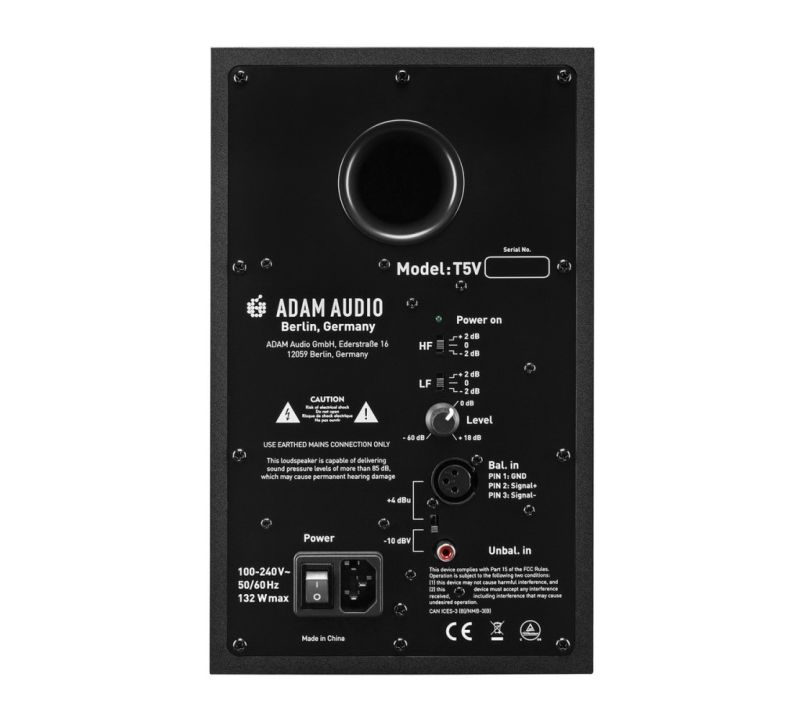 Adam Audio T5V DJ and Studio Monitor Speaker